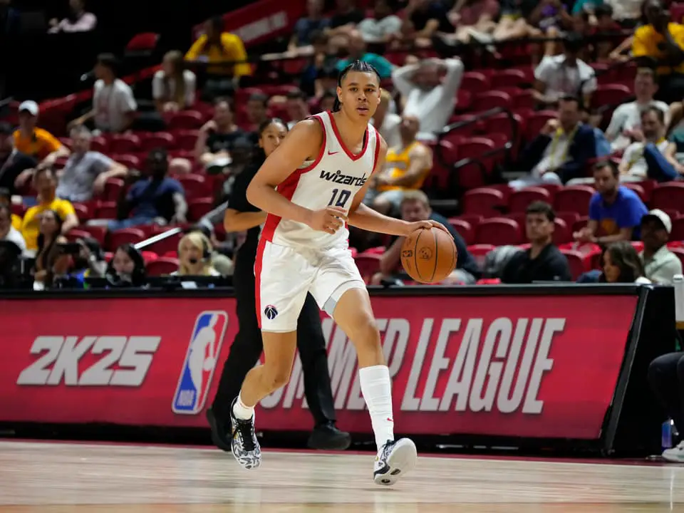 Washington Wizards Rookie Gets Interesting Comparison to 1-Time NBA All-Defensive First Team Member From Kyle Kuzma 2 Kyshawn George, Washington Wizards