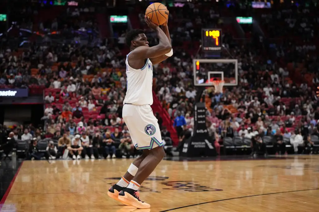 "I'm Gonna Keep Shooting This B****": Anthony Edwards Gives Stern Warning To NBA Teams Disrespecting His 3-Ball 1 USATSI 22135846 168400517 lowres