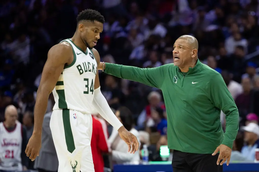 NBA Insider States 1 Logical Reason Why Giannis Antetokounmpo Trade Won't Happen Despite 'Unhappy' Rumors About Greek Freak 2 Doc Rivers, Milwaukee Bucks, Giannis Antetokounmpo