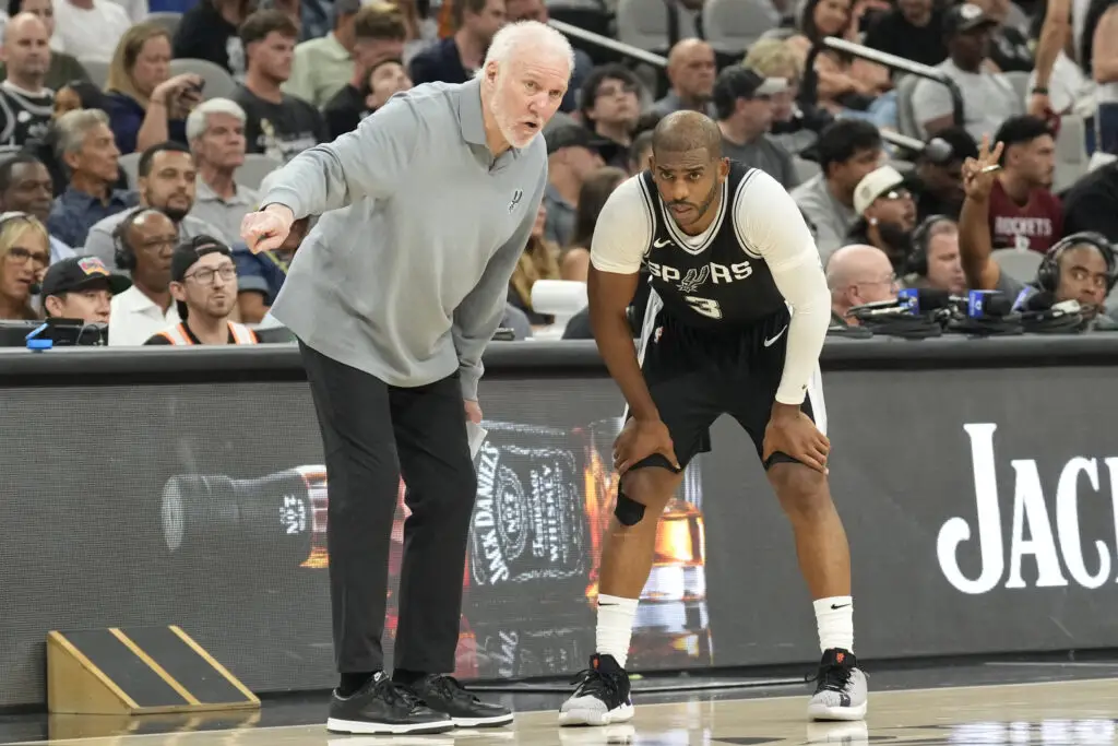 "There's a Few of Them" - Chris Paul Reflects on the Teammates Who Helped Him Surpass Jason Kidd 1 Gregg Popovich, Chris Paul San Antonio Spurs