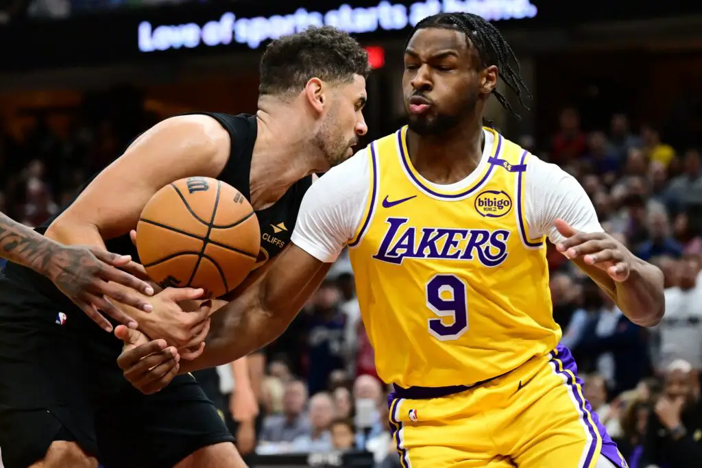 "Too Good To Fly Commercial?": Bronny James Blasted By Former NFL Star Not Joining South Bay Lakers In Road Games 2 Bronny James, Los Angeles Lakers