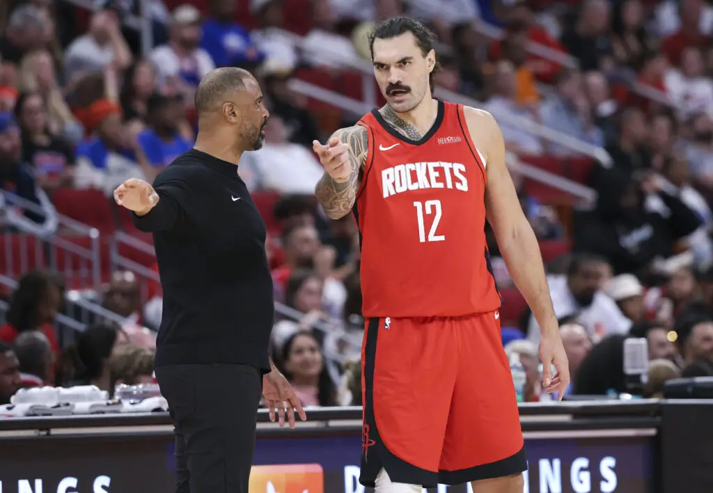 Fred Van Vleet Rejects Draymond Green's Claim He And Steven Adams Are Cool, Brings Up Time Warriors Forward Kicked Rockets Center In The N**s 3 Houston Rockets, Steven Adams