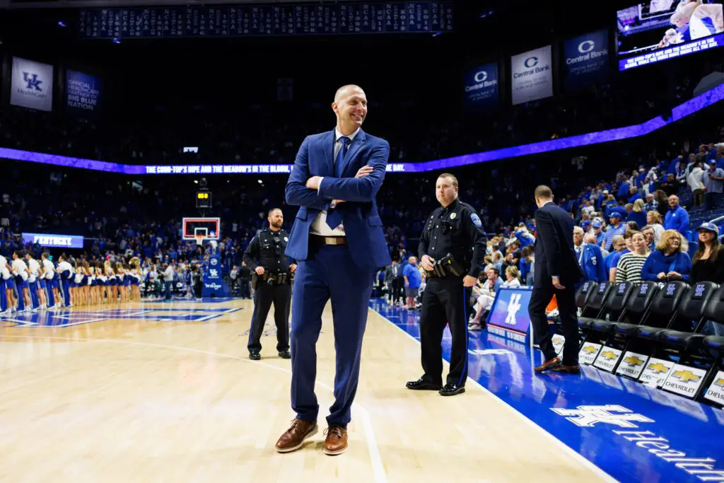 “Unacceptable”: Mark Pope Slams Kentucky For Upset Loss Vs Georgia Kentucky basketball, Mark Pope, Bucknell Bison, Kentucky Wildcats