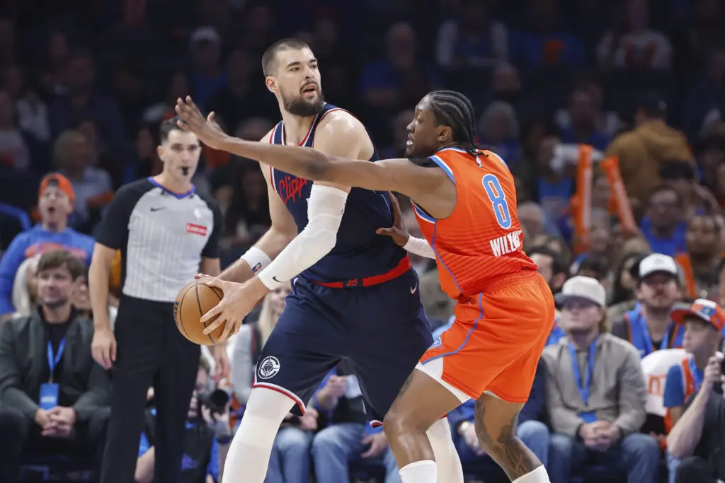 Jalen Williams, Forced To Play 5, Appears Offended By Reporter's Question About Thunder Lacking Big Men After Heartbreaker Vs Mavs - 'That's Loser Mentality' 3 Jalen Williams, Ivica Zubac