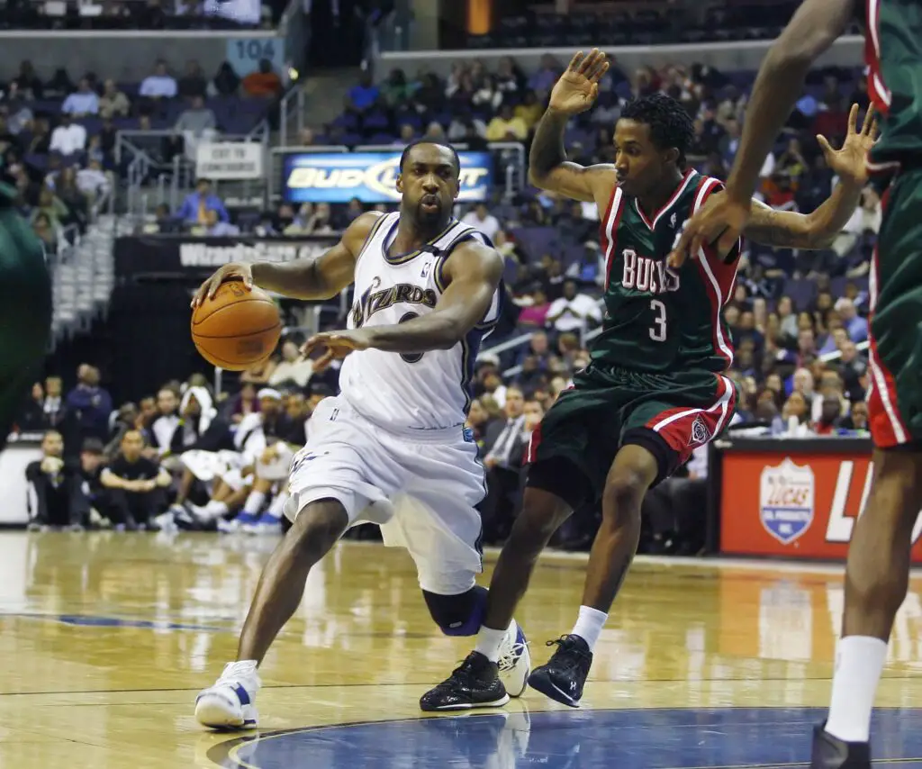 "Almost Hit The Bushes": Gilbert Arenas' Wife Melli Monaco Narrates Highway Accident Going To The Airport 3 Brandon Jennings, Gilbert Arenas