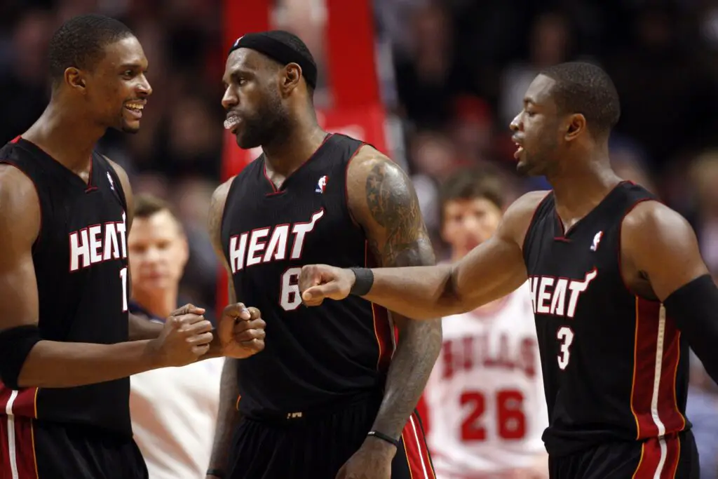 Miami Heat, LeBron James, Dwyane Wade, Chris Bosh
