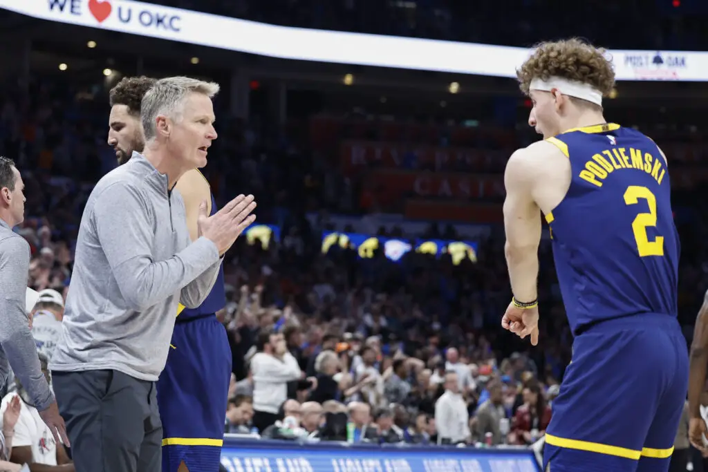 Steve Kerr Sends Message to Warriors Guard Amid Early-Season Struggles – “He Just Needs to Relax” Brandin Podziemski, Steve Kerr, Golden State Warriors