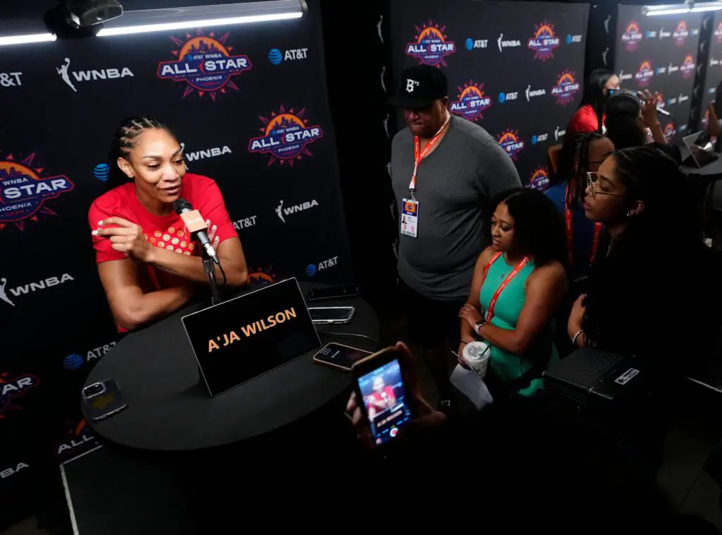 "Slaying On And Off The Court": A'ja Wilson Gets Reaction From Coco Gauff On Fashion Statement 2 A’ja Wilson