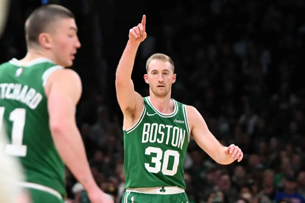 Sam Hauser Reveals Shot Doctor He Worked With After He Flirted With Celtics' 3-Point Shooting Record 1 Boston Celtics, Sam Hauser