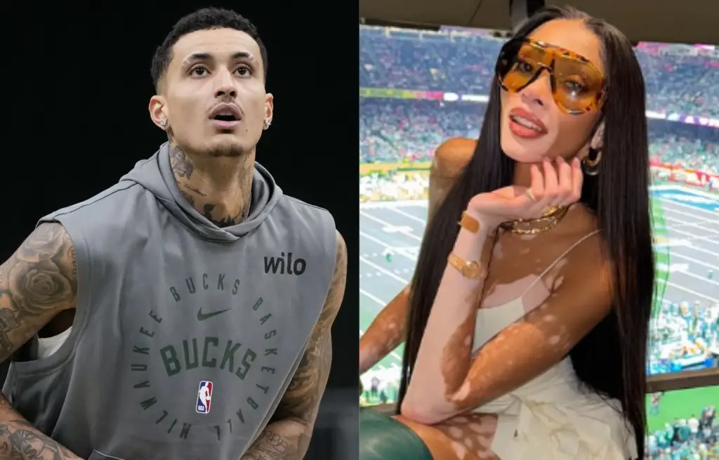 Kyle Kuzma (left) and Winnie Harlow (right). Photo credits: Imagn images and @winnieharlow