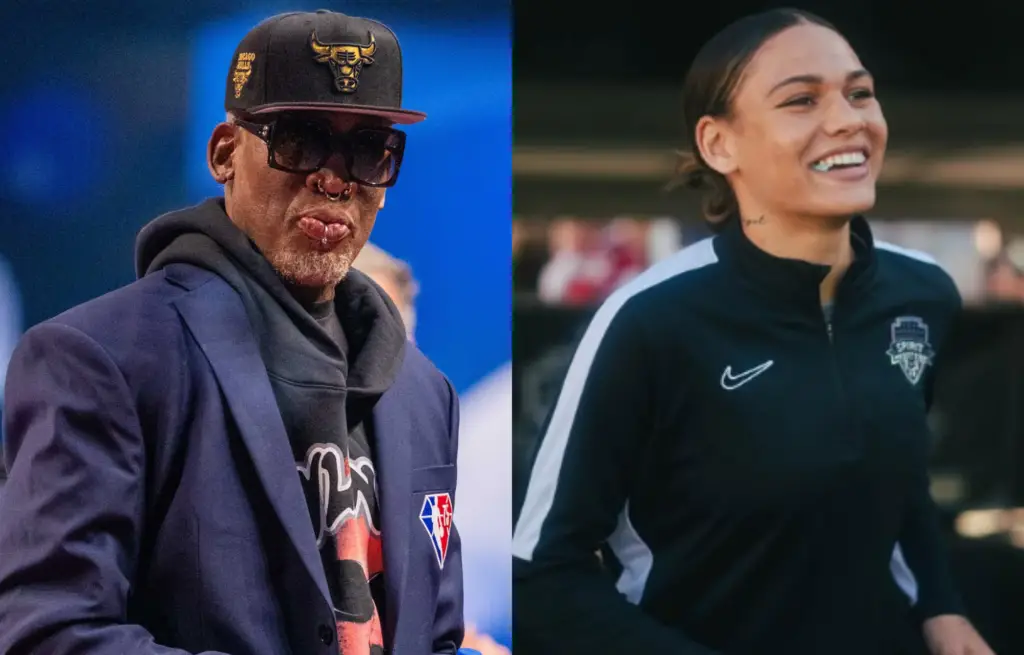“Couldn’t Agree With You More”: Dennis Rodman’s Ex-Wife Echoes Trinity Rodman’s Comments About Negligent Dad In Ben Shelton’s Wimbledon Game Dennis Rodman and daughter Trinity Rodman. Photo credits: Imagn images and @trinity_rodman