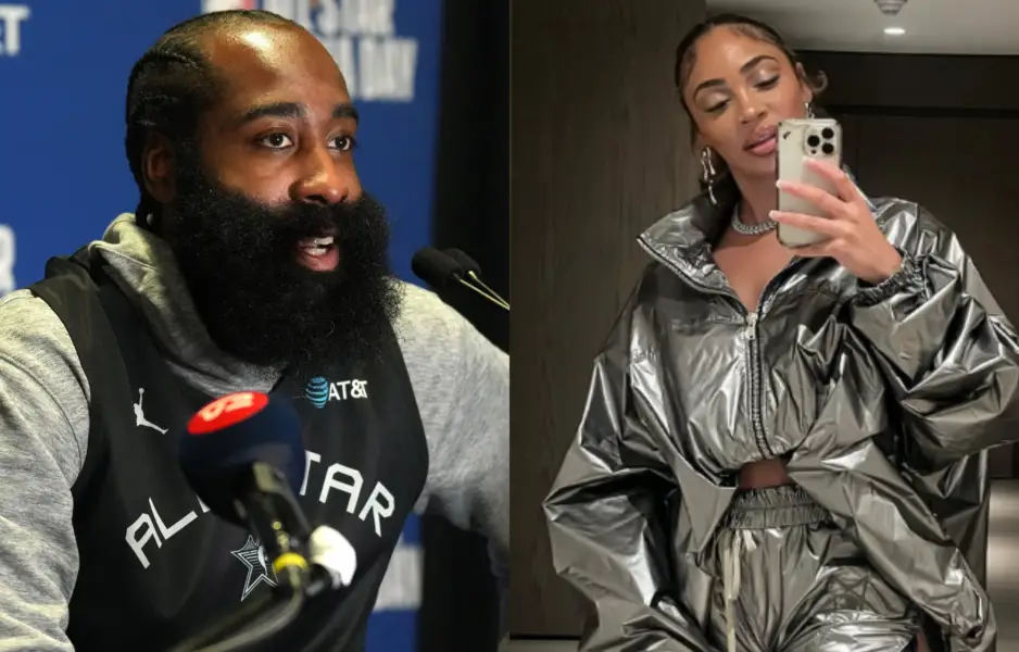 James Harden (left) and Paije Speights (right). Photo credits: Imagn images and @front_paije