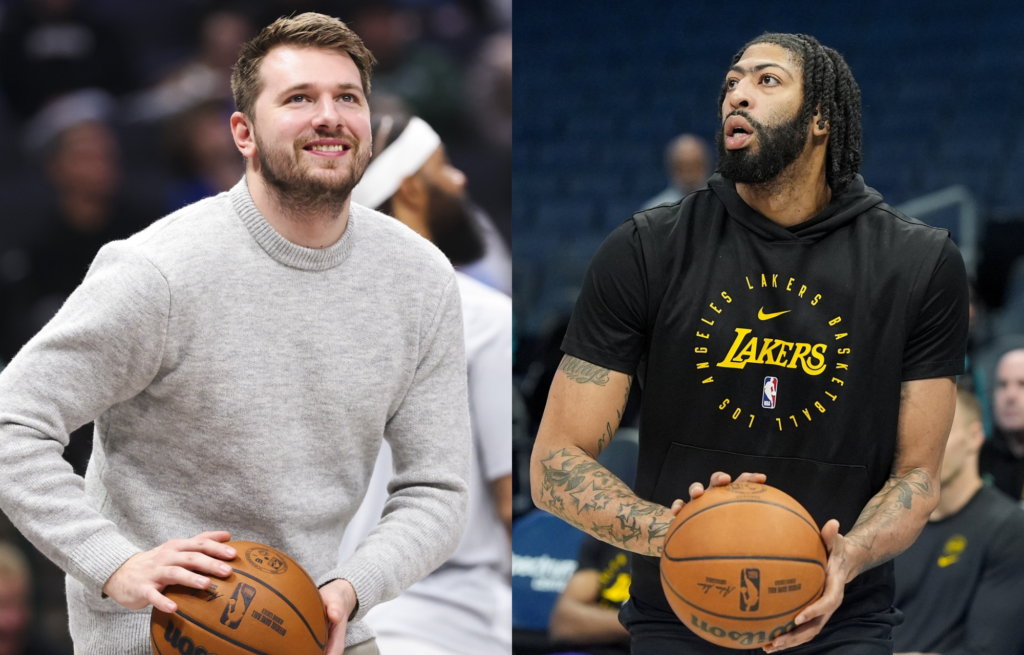 Anthony Davis and Luka Doncic