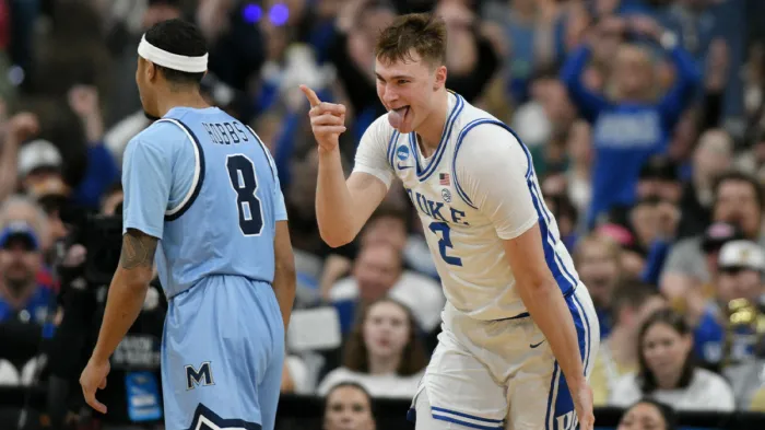 Cooper Flagg of the Duke Blue Devils steamrolled the Mount St. Mary's Mountaineers 93-49 in the first round of the NCAA Tournament.