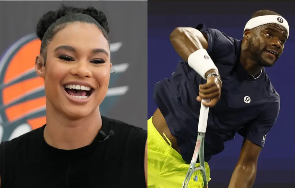 Phoenix Mercury's new star Satou Sabally (left) and tennis star Frances Tiafoe (right). Photo credits: Imagn images