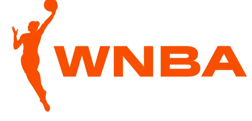 The WNBA logo. 