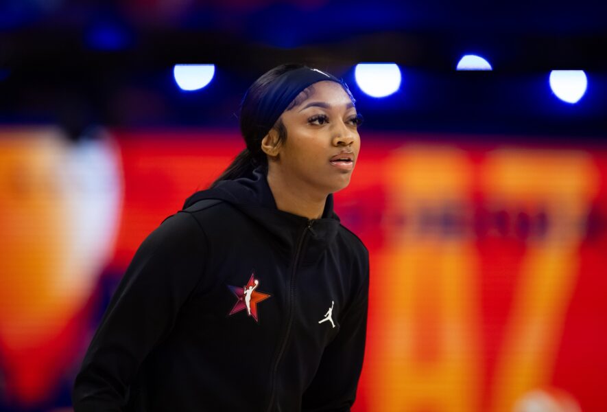 Chicago Sky player Angel Reese during the WNBA All Star Game at Footprint Center. 