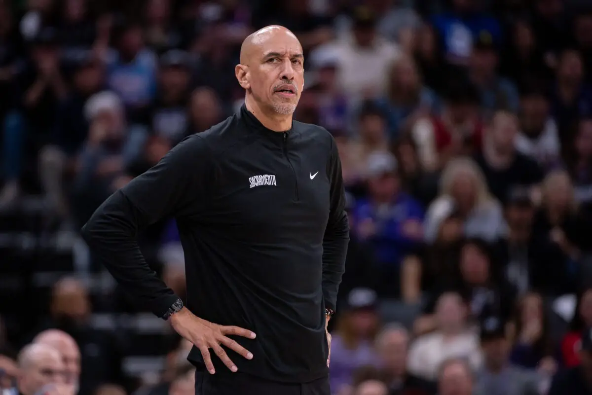 Sacramento Kings Make Big Announcements for 2025-26 Leadership 3 Feb 24, 2025; Sacramento, California, USA; Sacramento Kings interim head coach Doug Christie looks on during the fourth quarter of the game against the Charlotte Hornets at Golden 1 Center. Mandatory Credit: Ed Szczepanski-Imagn Images