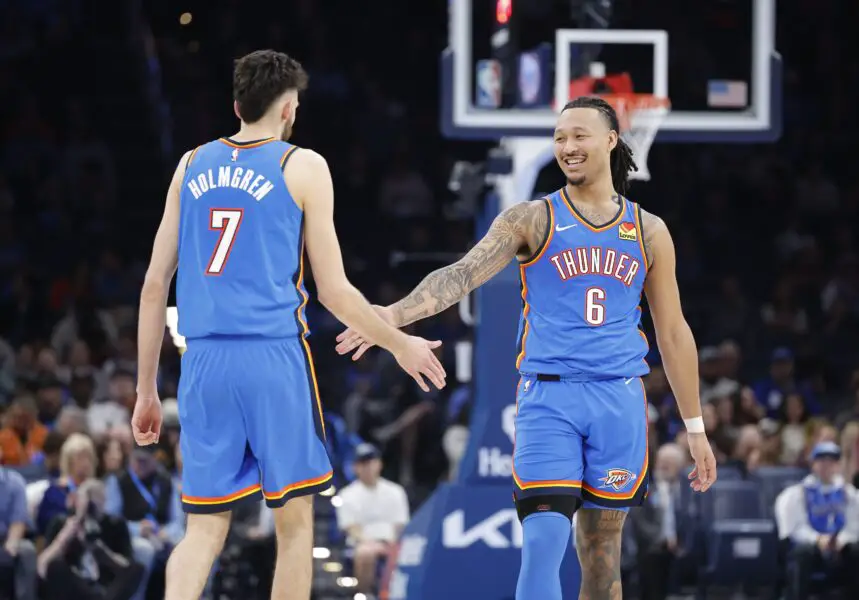 Jaylin Williams, Oklahoma City Thunder, Chet Holmgren