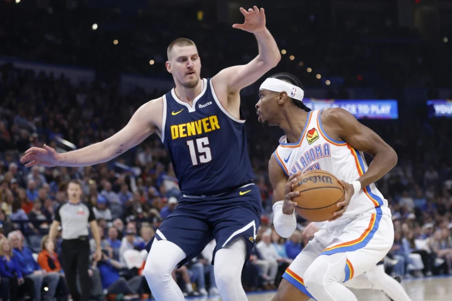 denver nuggets nikola jokic shai gilgeous-alexander