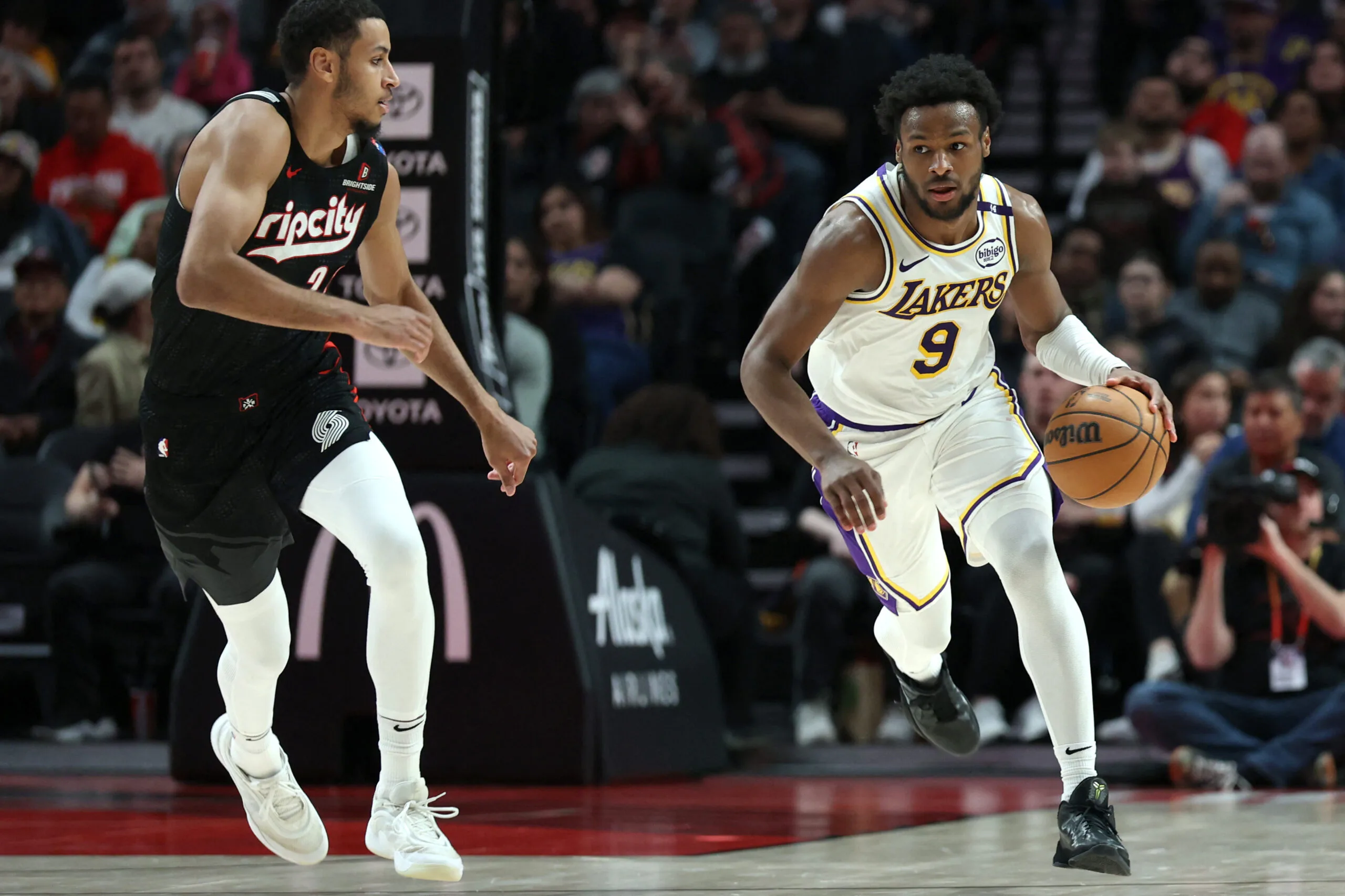 "Anniversary Dinner": Bronny James’ GF Parker Whitfield Shares Sweet Moment With LeBron James' Son 3 los angeles lakers bronny james