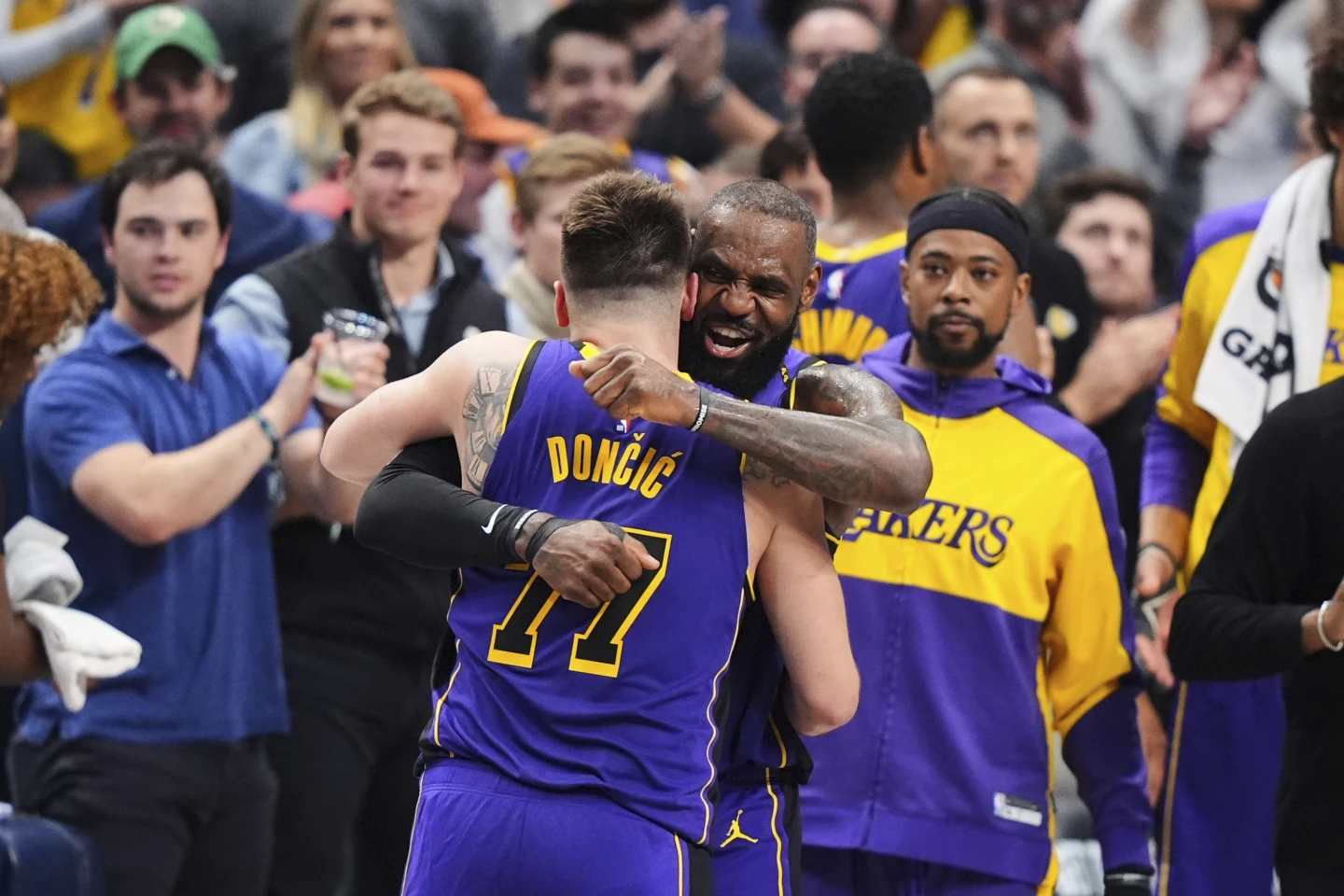 los angeles lakers lebron james luka doncic