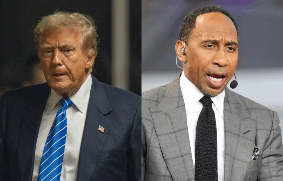 “The Investigation Started Under Biden. Please Return To Solitaire”: NBA Fans Clap Back At Stephen A. Smith Blaming Donald Trump On NBA Gambling Investigations Donald Trump Backs Stephen A. Smith's POTUS Ambitions. Photo credits: Imagn