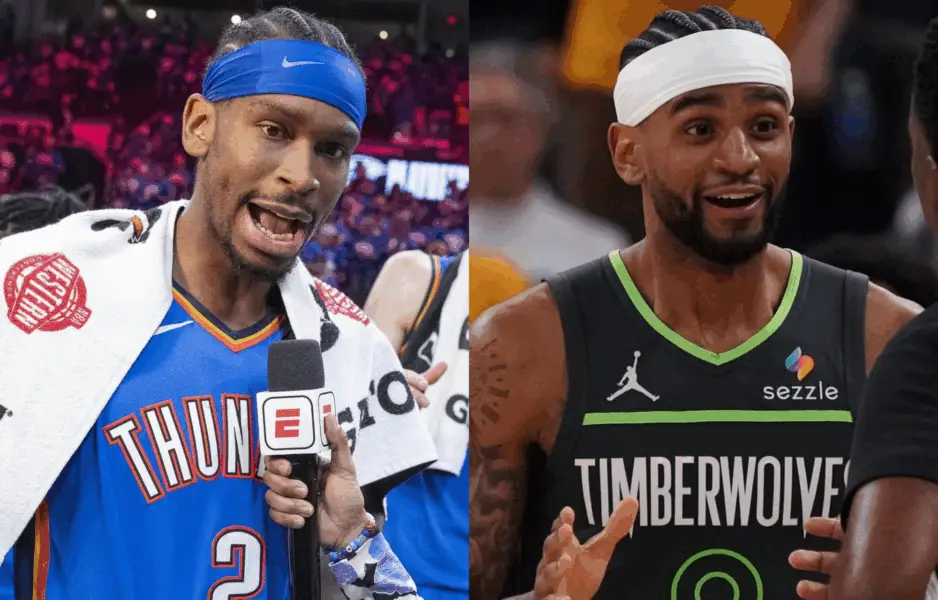 “I Am Trying To Take Off His Head”: Shai Gilgeous-Alexander Gives Honest Take Facing Cousin Nickeil Alexander-Walker In WCF Vs Timberwolves Oklahoma City Thunder star Shai Gilgeous-Alexander got honest about how he would deal with facing his cousin Nickeil Alexander-Walker for the Western Conference Finals. Photo credits: Imagn