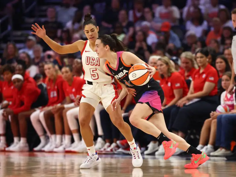 Caitlin Clark Unique Duel Gets Reaction From Kelsey Plum