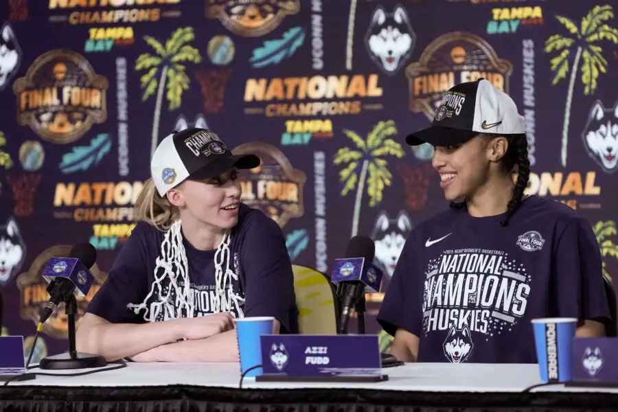 “I Would Mess WIth Her”: Paige Bueckers Teases Azzi Fudd, Sparks Potential WNBA Rivalry And Annoyance WNBA Fans. Paige Bueckers, Azzi Fudd