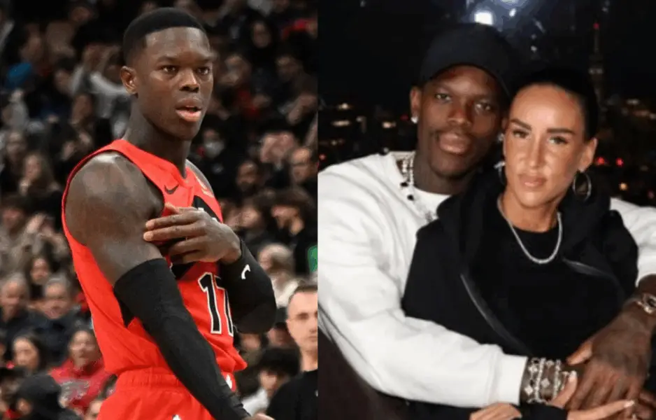 Dennis Schroder and wife. Photo credits: Instagram and Imagn