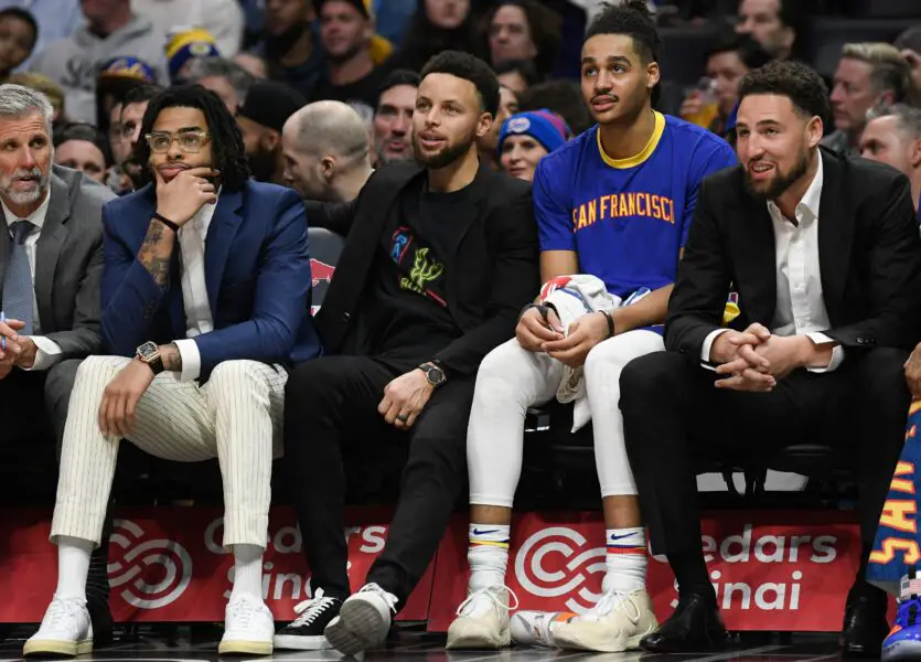 D'Angelo Russell Teases NBA 2K Dynamics With Klay Thompson After Missing Promising Chance to Play Together With Warriors 1 Golden State Warriors