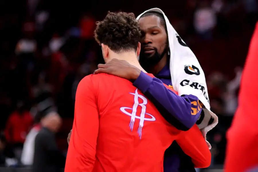 Kevin Durant, Alperen Sengun, Houston Rockets
