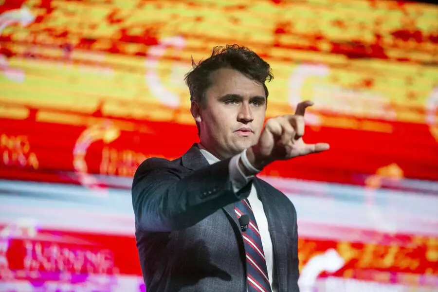 “He Said What?” NBA Suspends Employee After Disrespectful Charlie Kirk Post (Breaking) Turning Point CEO Charlie Kirk speaks during the Turning Point USA's Young Latino Leadership Summit at the Arizona Biltmore Resort in Phoenix on April 18, 2021.
