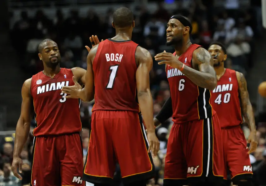 Lebron James, Chris Bosh, Dwayne Wade