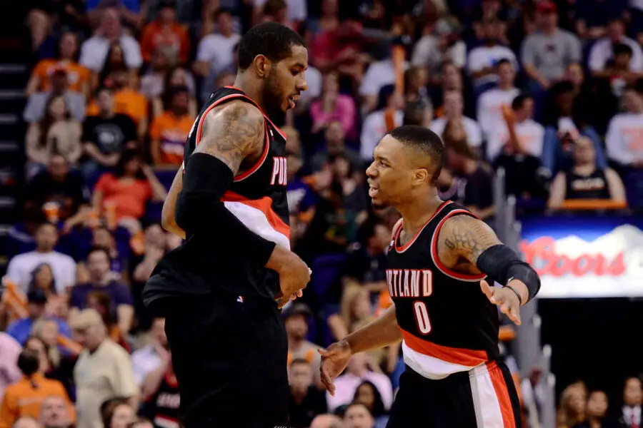 Damian Lillard, LaMarcus Aldridge, Portland Trailblazers