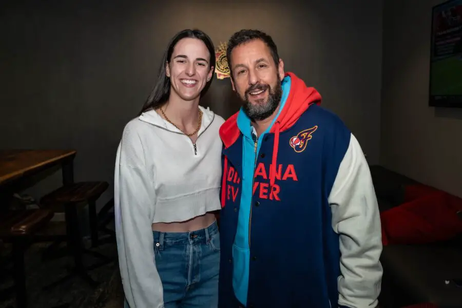 WNBA Fans Rave Seeing Caitlin Clark Link Up With Adam Sandler. Photo credits: X (formerly know as Twitter)