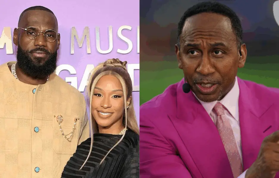 “We don’t look at the Lakers and see a championship team“: Stephen A Smith on LeBron James and the Lakers 3 LeBron James with wife Savannah (left), and Stephen A. Smith (right). Photo credits: Instagram and Imagn