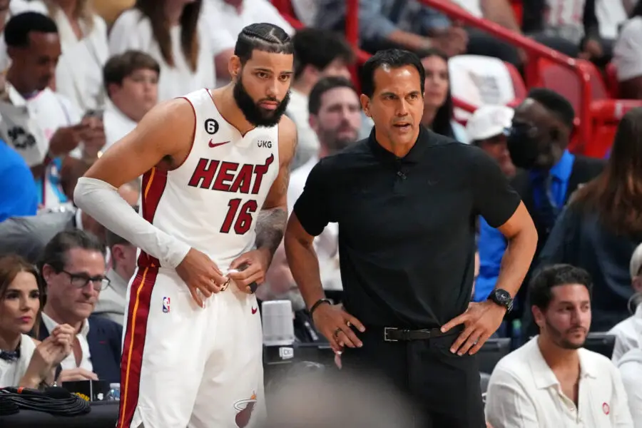 Miami Heat Finds Gem in 2017 Undrafted SF Erik Spoelstra Witnessed Wreck Teams in EuroBasket - 'He’s Playing Great Basketball Right Now' 1 USATSI 20861422