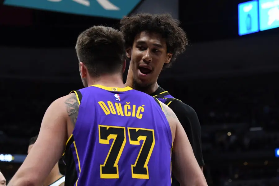 Jaxson Hayes, Luka Doncic, Los Angeles Lakers