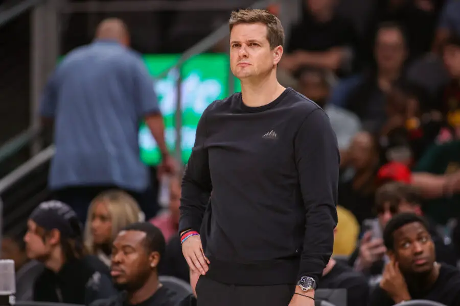Showdown Between ROY Frontrunners Cut Short After Ace Bailey Suffers Injury; Jazz Coach Provides Crucial Update on Exciting No. 5 Pick 3 USATSI 25866432