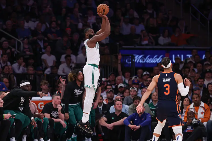 Joe Mazzulla Contradicts Jaylen Brown About Details of 2x COTY's Intriguing Boston Celtics Visit, Reacts to Reported Knicks Interest 1 Jaylen Brown, Boston Celtics