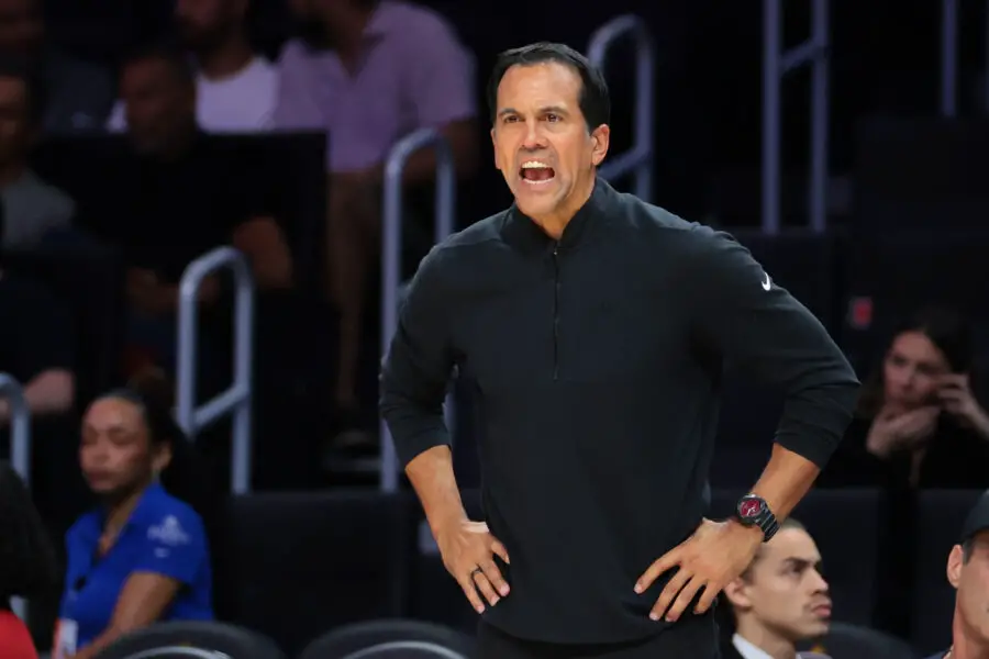 Erik Spoelstra Not Convinced By Kel'el Ware's Remarkable Statline in 2nd Pre-Season Game - 'Everybody Is Looking at the Wrong Thing' 2 Erik Spoelstra