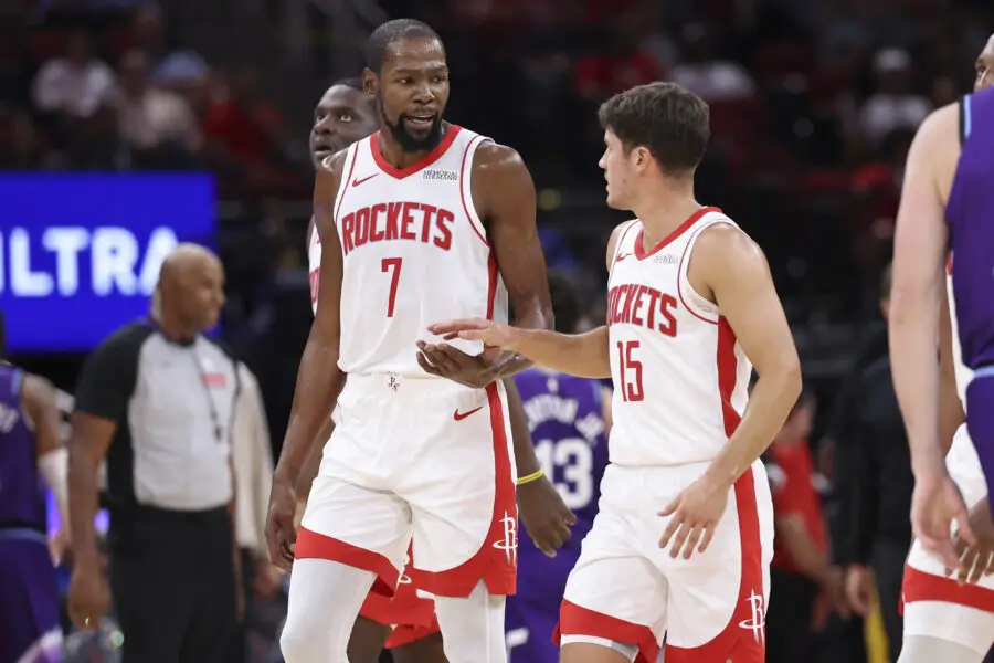 “I used to care about being honored and revered by people”: Kevin Durant The Unrevered Superstar 3 Kevin Durant, Reed Sheppard, Houston Rockets
