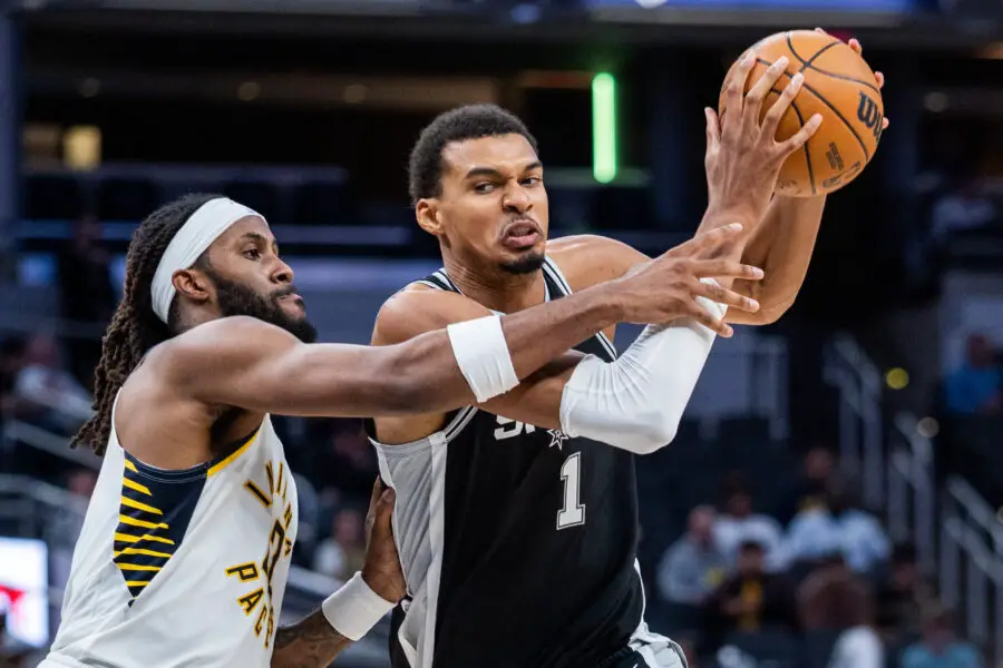 'Like a Player Grown in the Lab' - Fans See Scary Hours for NBA After Spurs' Victor Wembanyama Show Off Skills Acquired from 2-Time Finals MVP 3 USATSI 27318989