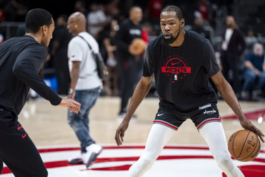 Amen Thompson Has Hilarious Reaction to Kevin Durant's $90M Extension; Will This Deal Affect 3rd Year Guard's Future Deal? 1 Kevin Durant