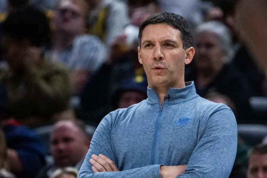 OKC Thunder Big Chet Holmgren Gets Praise from Mark Daigneault After Regaining Defensive Prowess in 4th Straight Win 2 Mark Daigneault