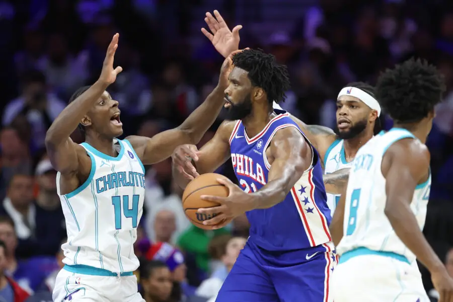 76ers Star Joel Embiid Expresses Dismay Over Minutes Restriction, Thinks It Hinders His Return to Basketball Shape 2 USATSI 27422579