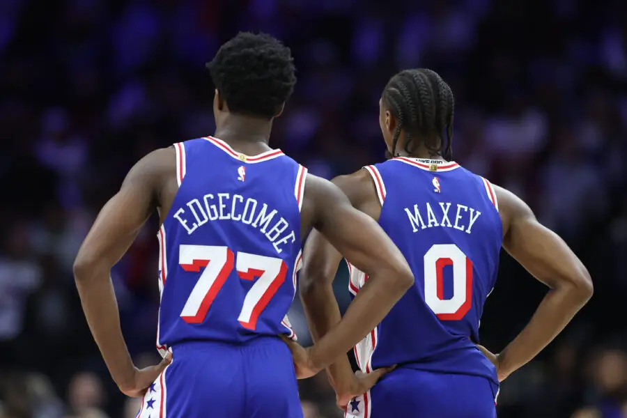 76ers Star Joel Embiid Expresses Dismay Over Minutes Restriction, Thinks It Hinders His Return to Basketball Shape 3 Tyrse Maxey, VD Edgecombe
