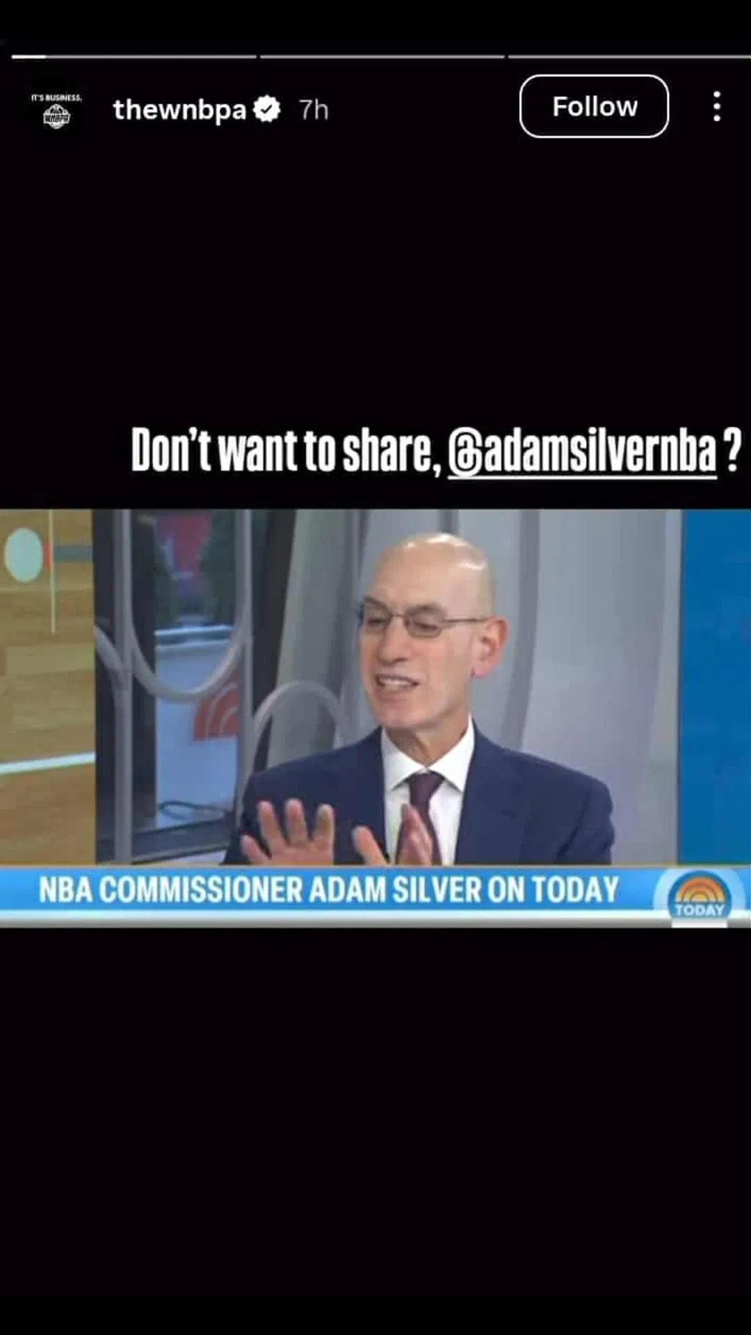 "Don't Want To Share?": WNBA Players’ Union Calls Out Adam Silver For Dodging Fair Revenue Split Talks In CBA Storm 2 bc9df 17610879079310 1920